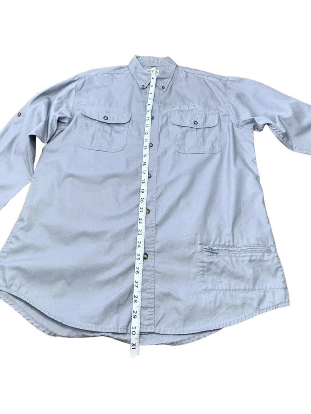 . Cabela’s Legendary Quality Shirt Long Sleeve Button Up Light Blue Men’s Size M